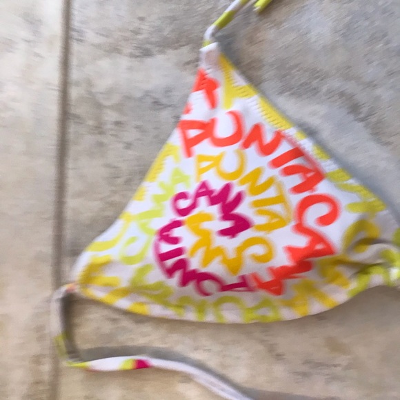 Robin Ruth Bikini Swim Top Punta Cana Tie Back Triangle - Picture 11 of 16